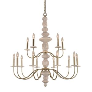 Carrara (10+5) Light 2 Tier Ch