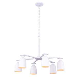 GABARDINE 6 LT CHANDELIER