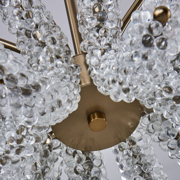 CORAL 30 IN CLEAR CHANDELIER - Image 2