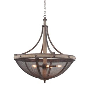 CORONADO 6-LT. PENDANT 30IN. D