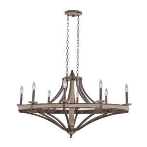 Coronado 8 LT Oval Chandelier